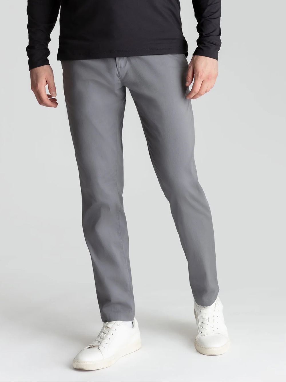 Birddogs Men’s Stretch Khakis Charcoal Gray Size 32 x 28